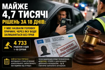Лишение прав водителей: патрульная полиция на дороге