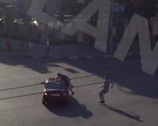 У Харкові трапилась аварія із бійкою