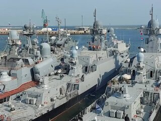 Каспійська флотилія, фото: скріншот з відео