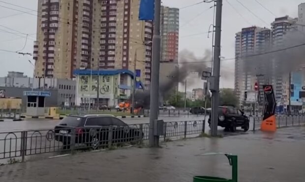 Взрывы в Харькове. Фото: Telegram
