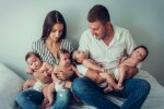 Українка народила чотирьох дівчаток-близнючок, чоловік на сьомому небі від щастя — раз на 13 мільйонів