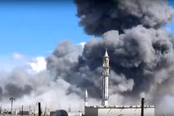 Россия нанесла первый авиаудар в Сирии (фото, видео)