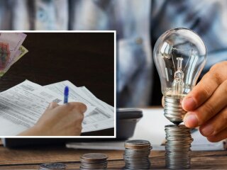 Платіжка за світло з боргом