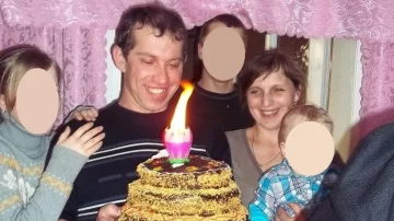 Игорь Ткачук с семьей, фото: Суспільне