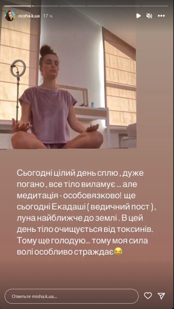 Ксения Мишина, скриншот: Instagram Stories