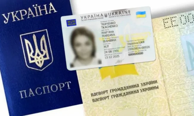 Паспорт-книжечка та ID-картка України