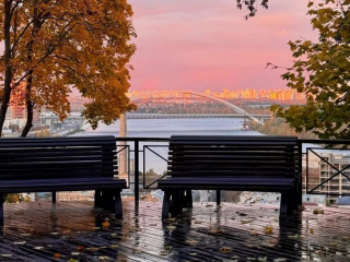 Київ, осінь, фото із соцмереж