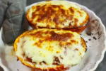 Тыква с мясной начинкой, кадр из видео