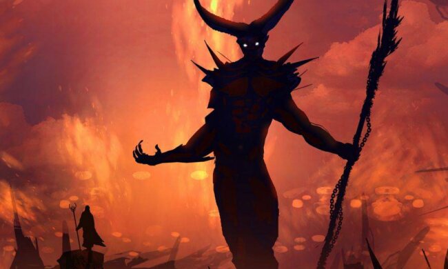 Сатана - арт, скриншот: YouTube