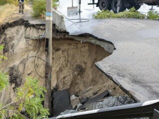 Обвал мосту в Кам'янському, фото 24 канал