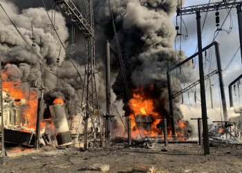 Російські удари по енергетиці. Фото Главком