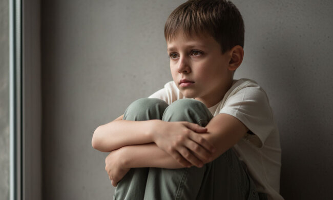 Сумна дитина. Фото з відкритих джерел