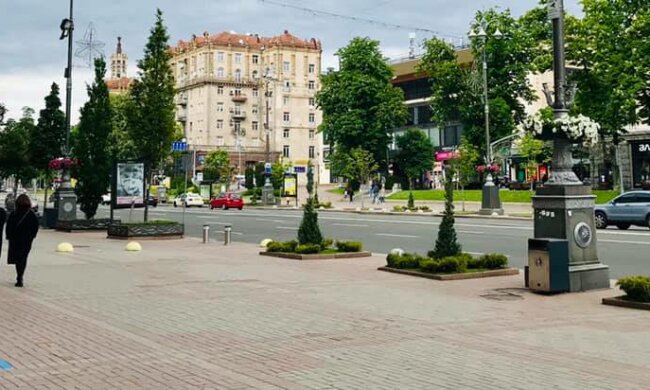 Хрещатик - фото зі сторінки Фейсбук Андрія Осадчука