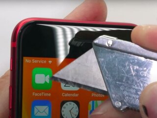 iPhone SE, скриншот видео