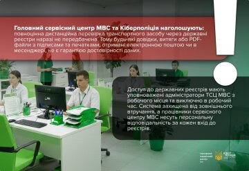 Предупреждение Киберполиции о мошеннических схемах с проверкой авто: фото Киберполиция