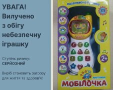 Небезпечні дитячі іграшки з перевищенням свинцю та кадмію