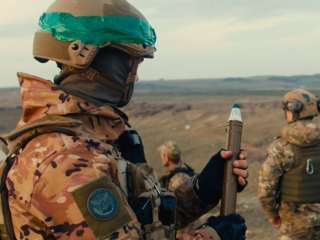 Украинский военный. Фото: скрин youtube