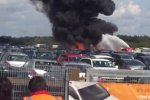 Во время автошоу в Англии разбился истребитель (видео)