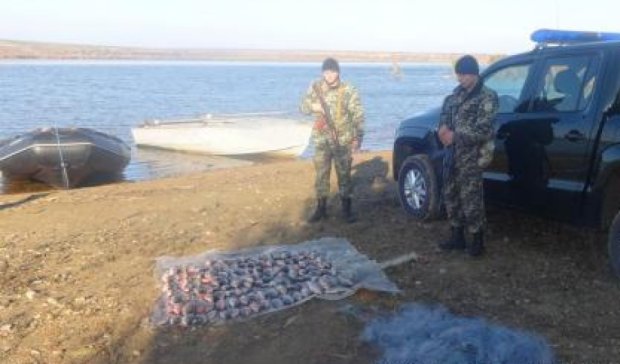 Молдаване незаконно ловили рыбу в украинском озере