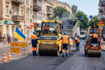 ремонт дороги Одеса асфальт