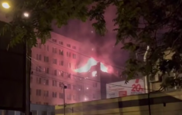 Наслідки атаки по Одесі, кадр з відео