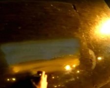 Леніна в Донецьку розмалювали в синьо-жовті кольори (відео)