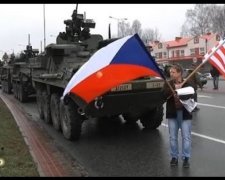 В Чехию прибыла военная техника из США