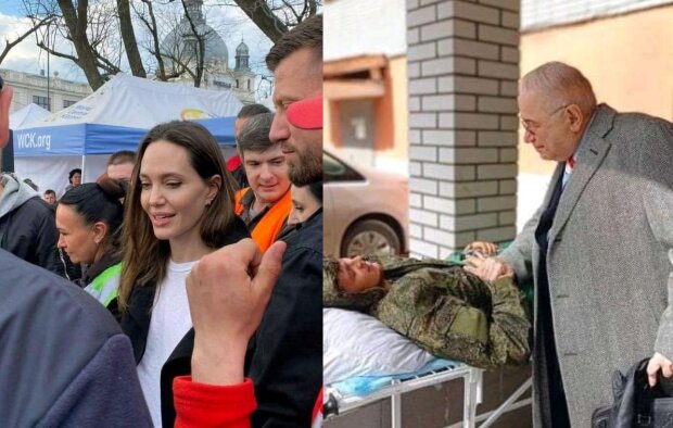 Анджелина Джоли в Украине, и Евгений Петросян в россии