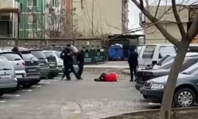 Бійка в Одесі, фото: скріншот з відео