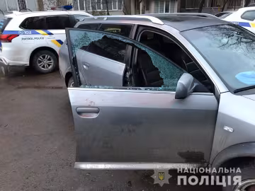 розбите авто / фото : ГУНП