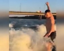 Кличко відсвяткував свій день народження падінням у Дніпро