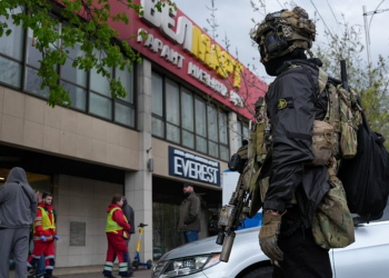 Стрілянина у громадських місцях, теракт 18 квітня, Київ