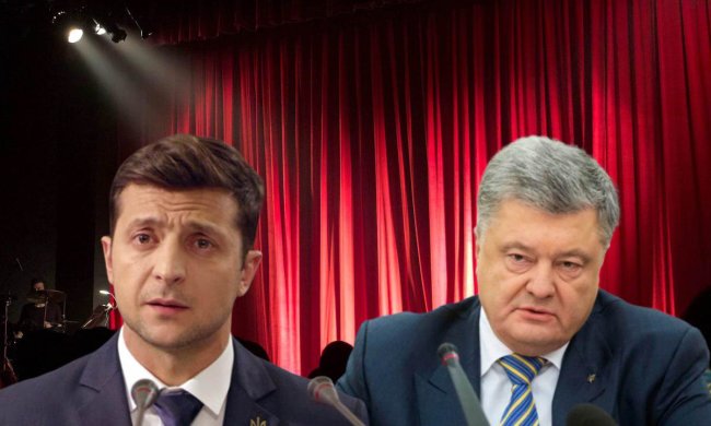 Володимир Зеленський та Петро Порошенко