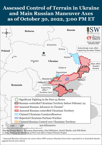 Карта бойових дій, фото: ISW