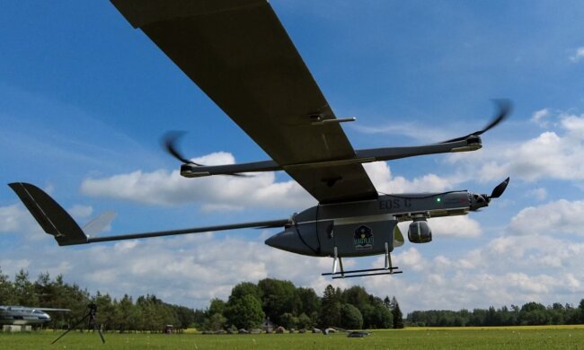 Дрон EOS C VTOL. Фото: Twitter