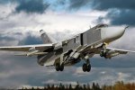 В Росии бомбардировщик Су-24М взорвался при взлете
