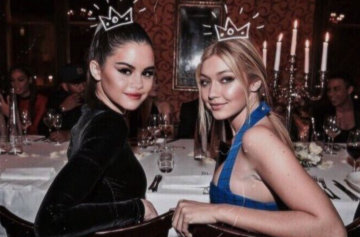 Селена Гомес и Джиджи Хадид, фото из соцсетей