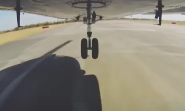 Злет дрона. Фото: скриншот з відео