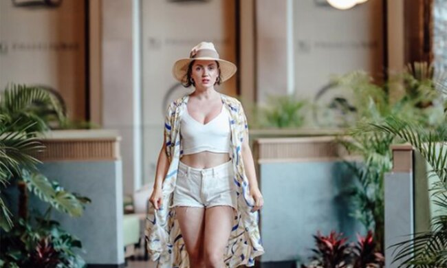 Оля Цибульська з сином, instagram