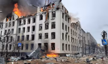 Фото: ГСЧС обстрел Харькова