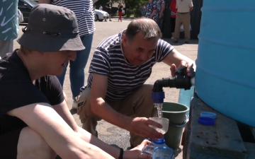 Відсутність водопостачання. Фото: скрін youtube