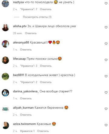 Коментарі на пост зі сторінки "spletnik" в Instagram