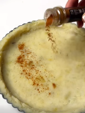 Картопляний пиріг з фаршем: фото скрін рецепту