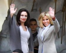 Джолі поїхала до Франції просити допомоги у першої леді