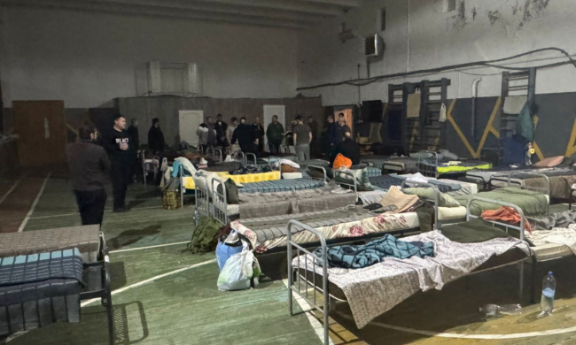 Умови в ТЦК. Фото: facebook/Дмитро Лубінець