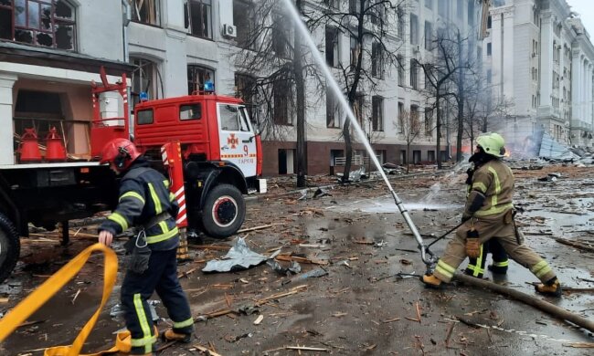 Фото: ГСЧС обстрел Харькова