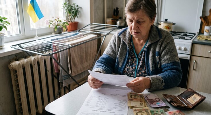 комунальні платіжки рахунок опалення квартира