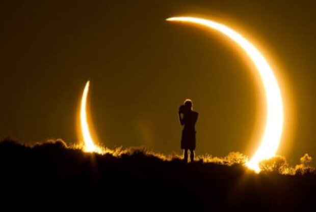 Солнечное затмение, изображение из свободных источников