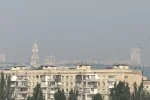 Смог над Києвом після масованої атаки РФ
