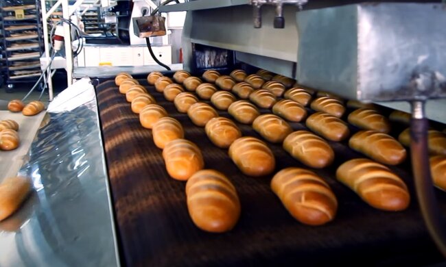 Производство хлеба, скриншот: Youtube